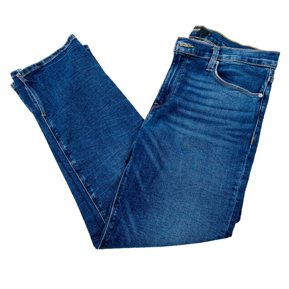 HUDSON LOS ANGELES Mens 31x28 Denim Medium Blue Wash Soft Nico Jeans/Pants